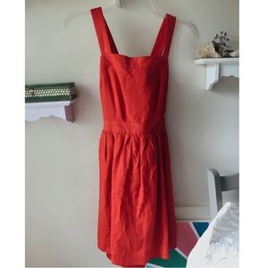 Red J Crew Dress